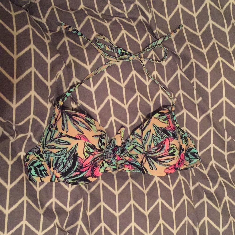 Xhilaration Tropical Bikini Top (L) & Bottom (M)!